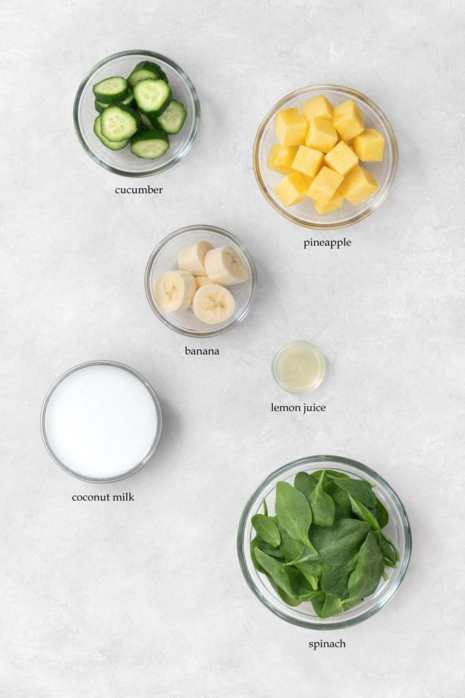 Cucumber Pineapple Smoothie