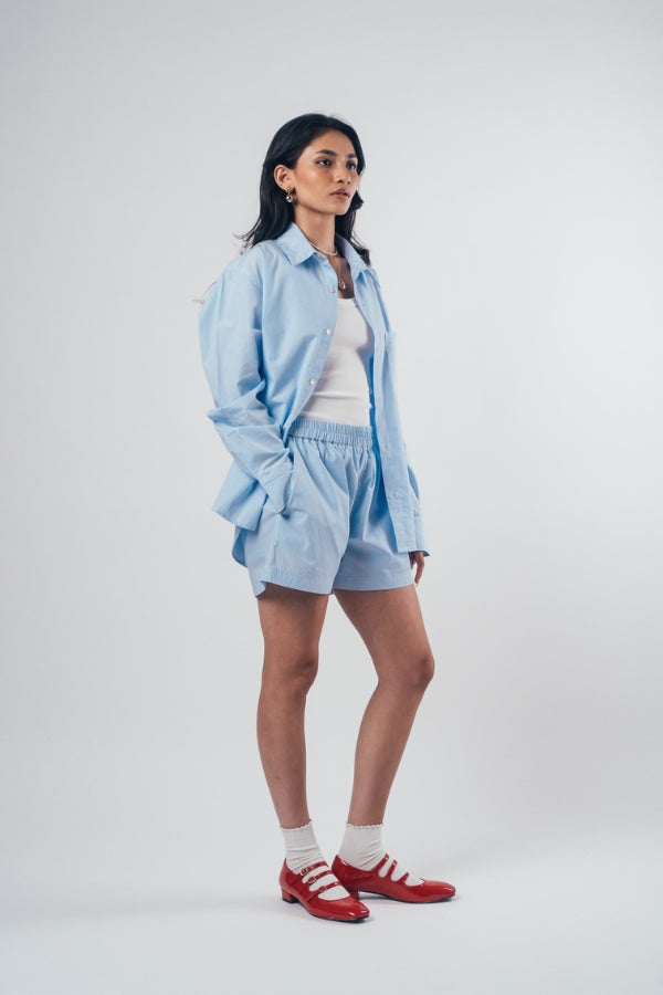 Sunday Morning Shirt 'Ocean Blue'