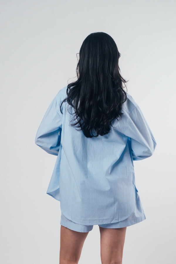 Sunday Morning Shirt 'Ocean Blue'