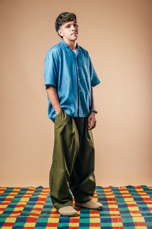 Balloon Pants 'Olive Canvas'
