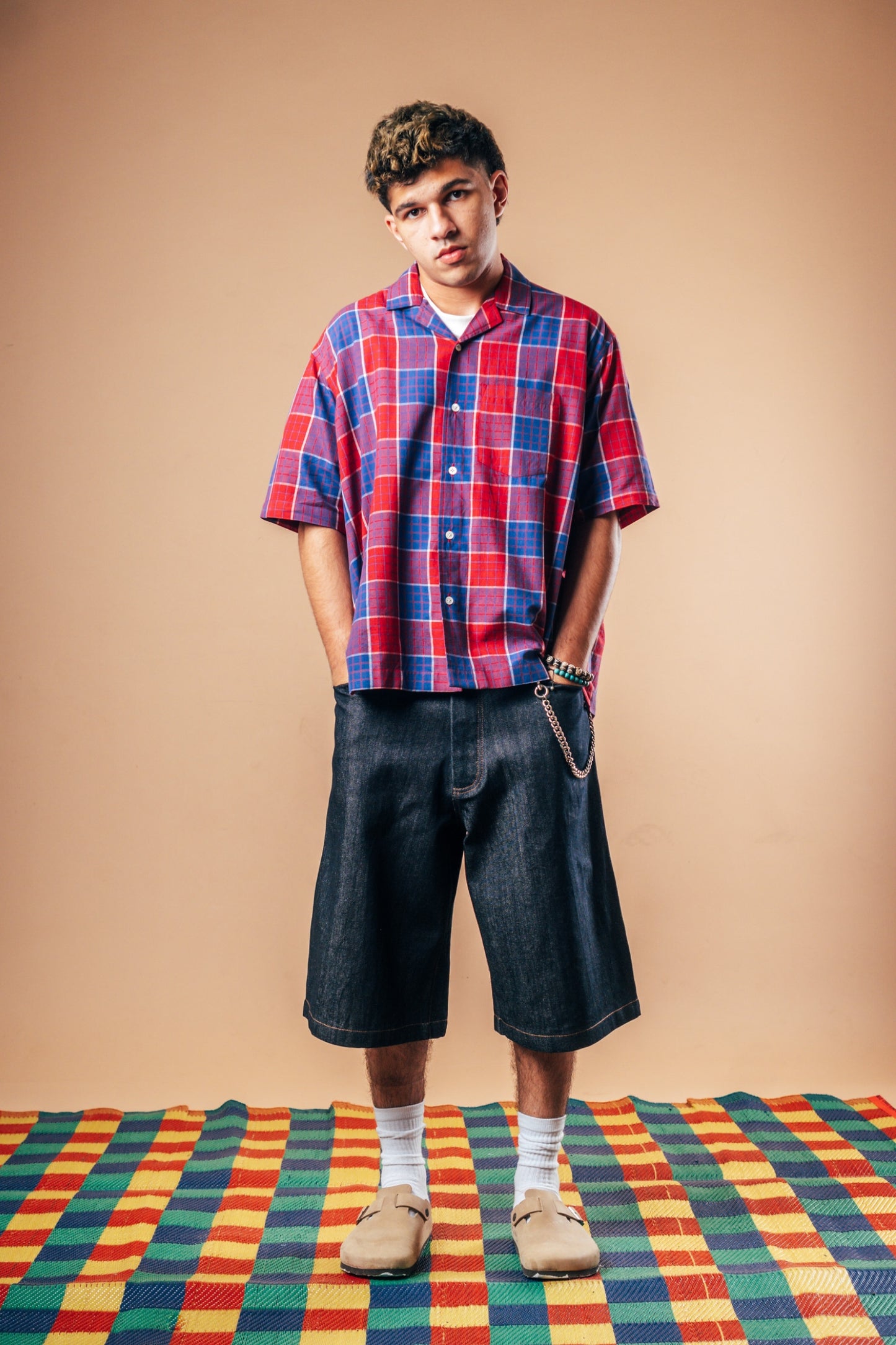 I'm A Star Jorts 'Raw Indigo'