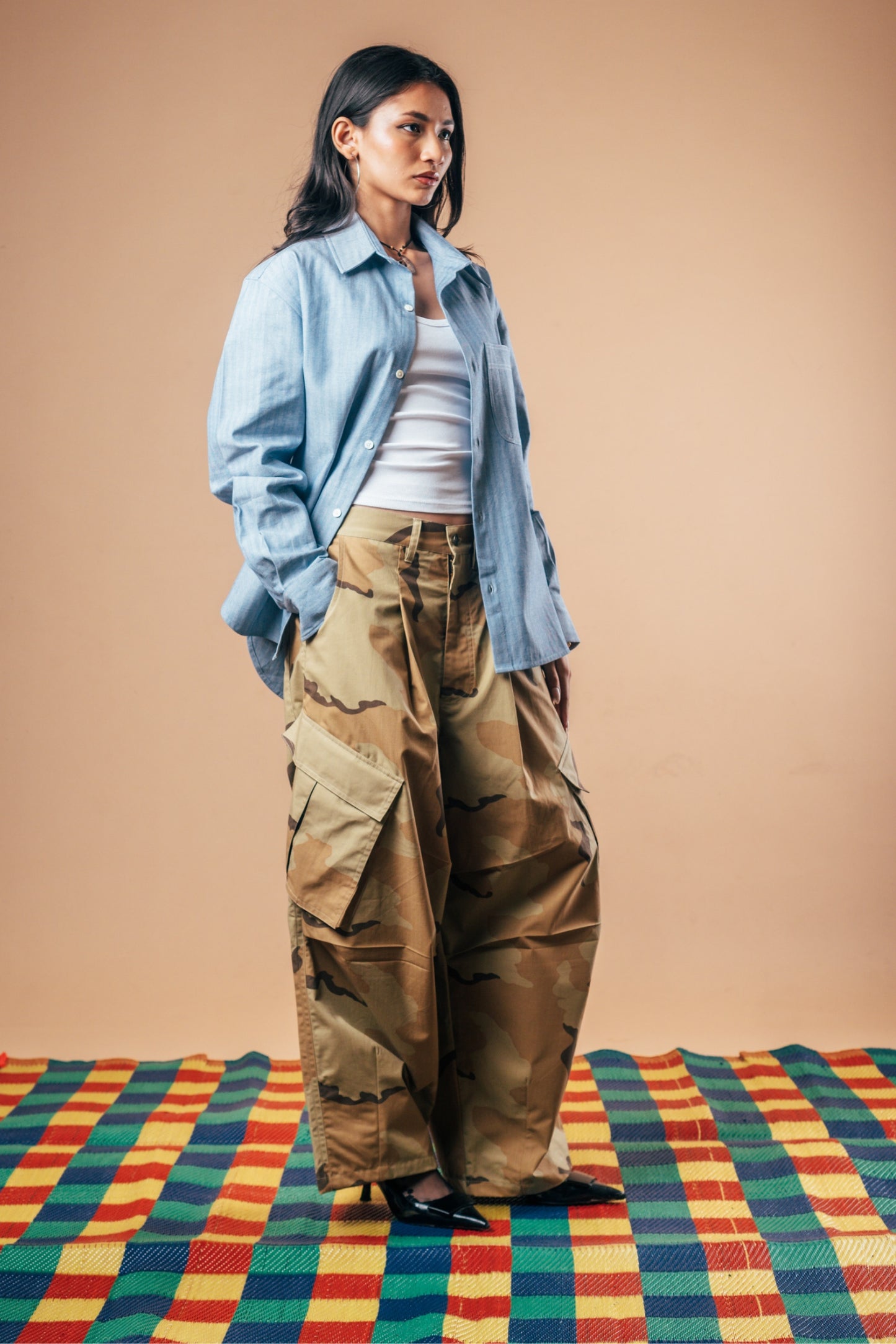 Sunday Morning Shirt 'Light Herringbone Denim'