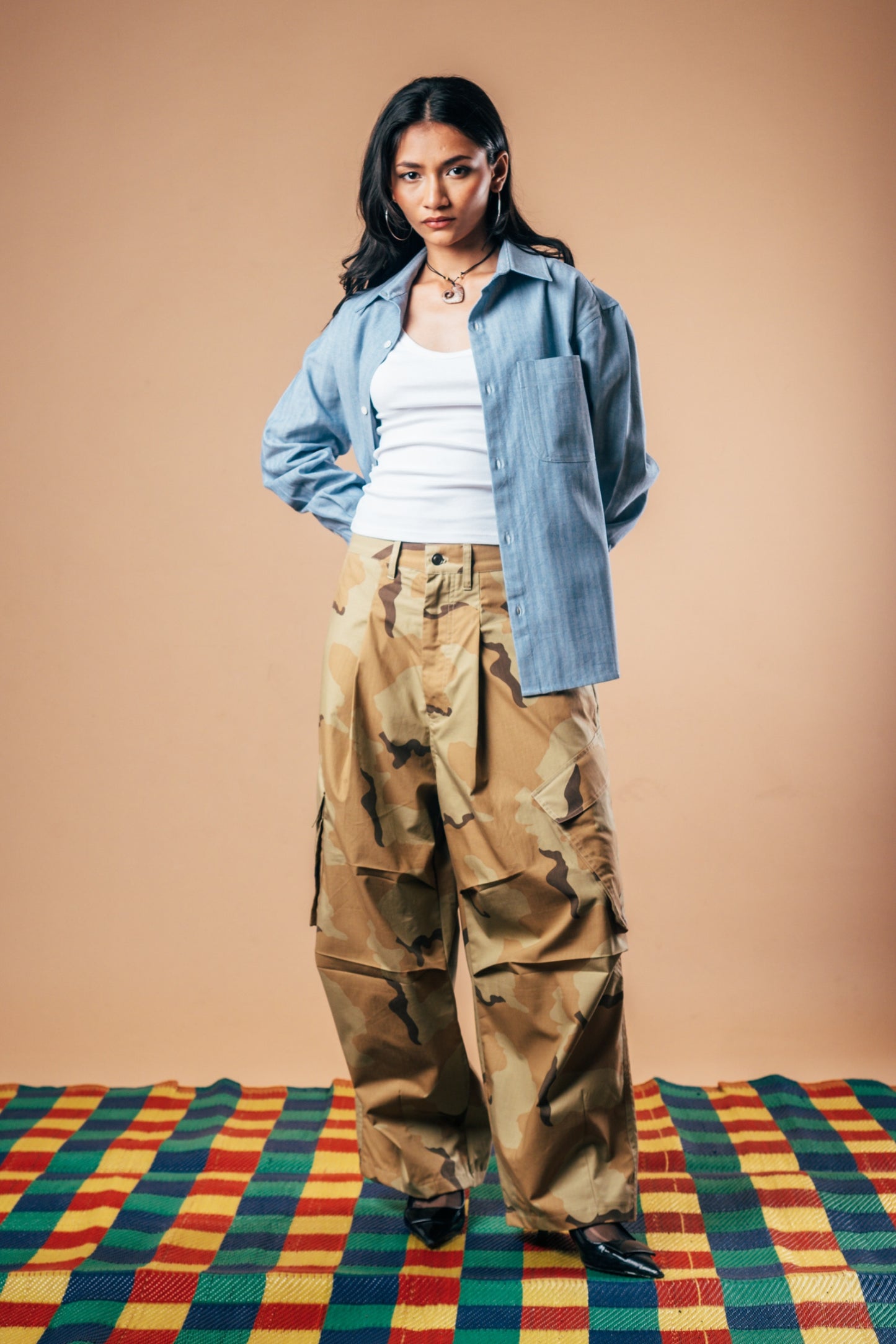 Sunday Morning Shirt 'Light Herringbone Denim'