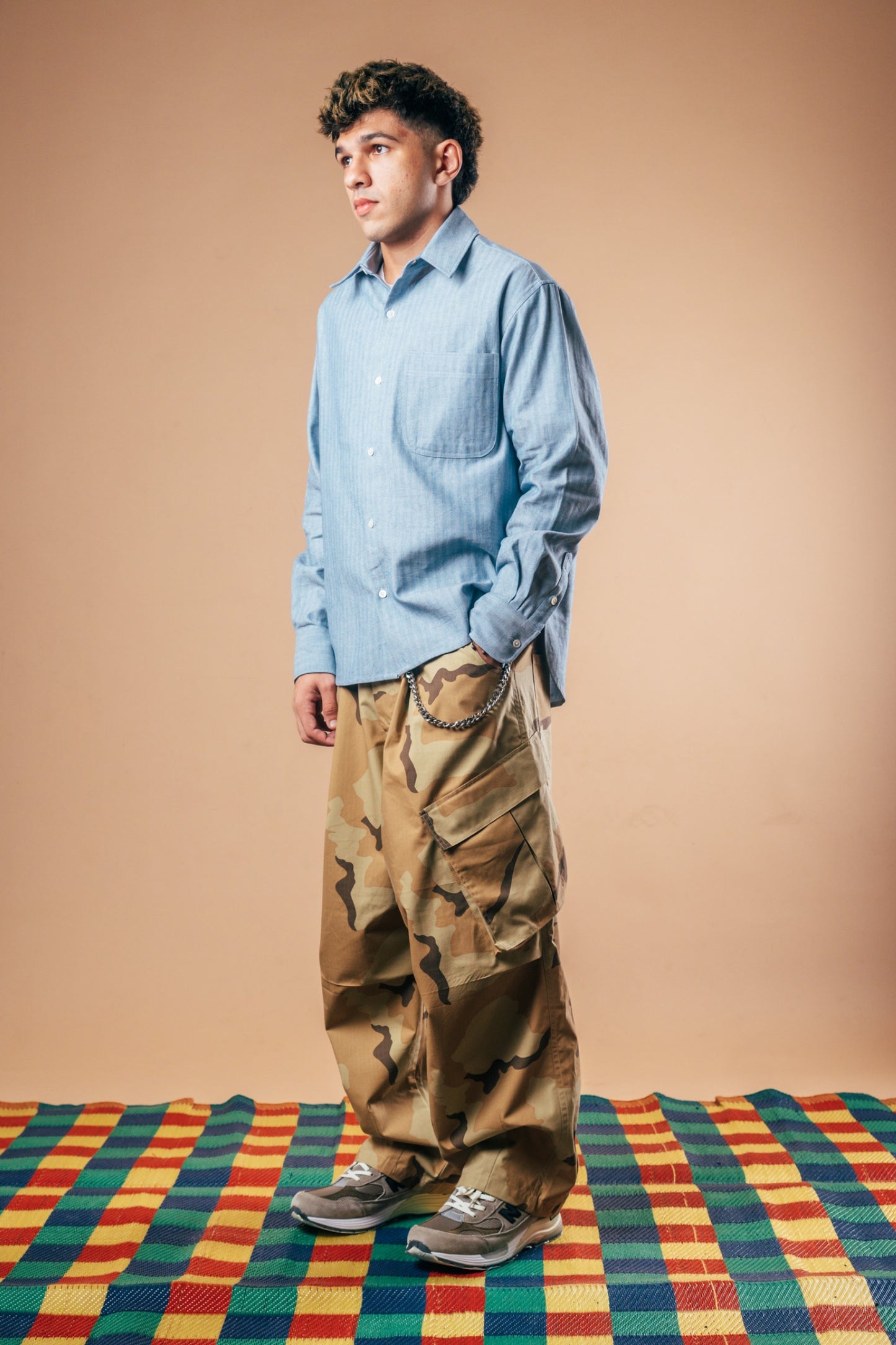 Sunday Morning Shirt 'Light Herringbone Denim'