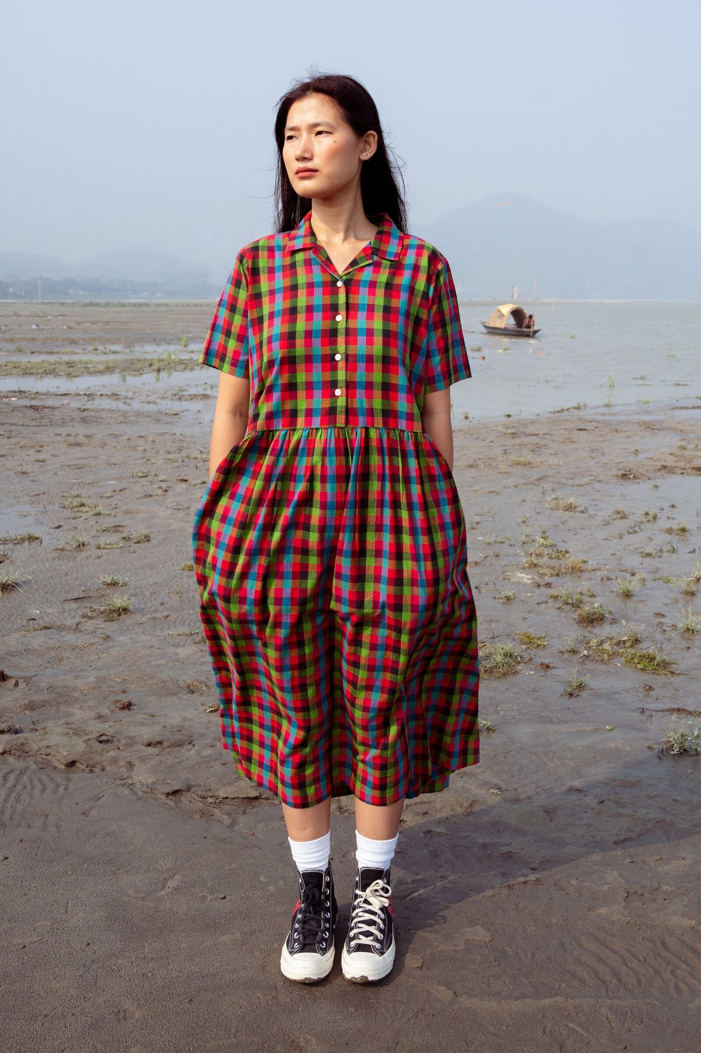 S/S Summer Dress 'Madras Magic 02'