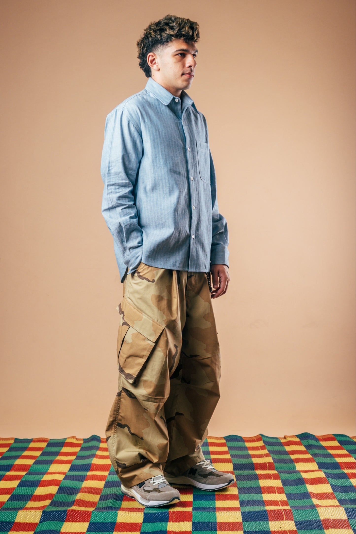 Sunday Morning Shirt 'Light Herringbone Denim'