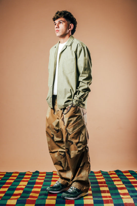 Balloon Cargo Pants 'Desert Camo Ripstop'