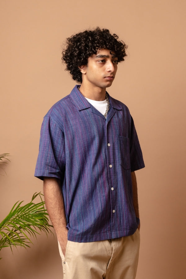 S/S Camp Shirt 'Coral Coast Khadi'