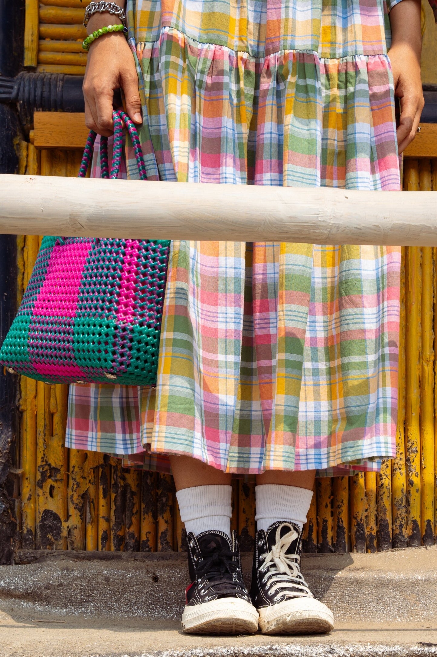 Tiered Skirt 'Madras Magic 01'