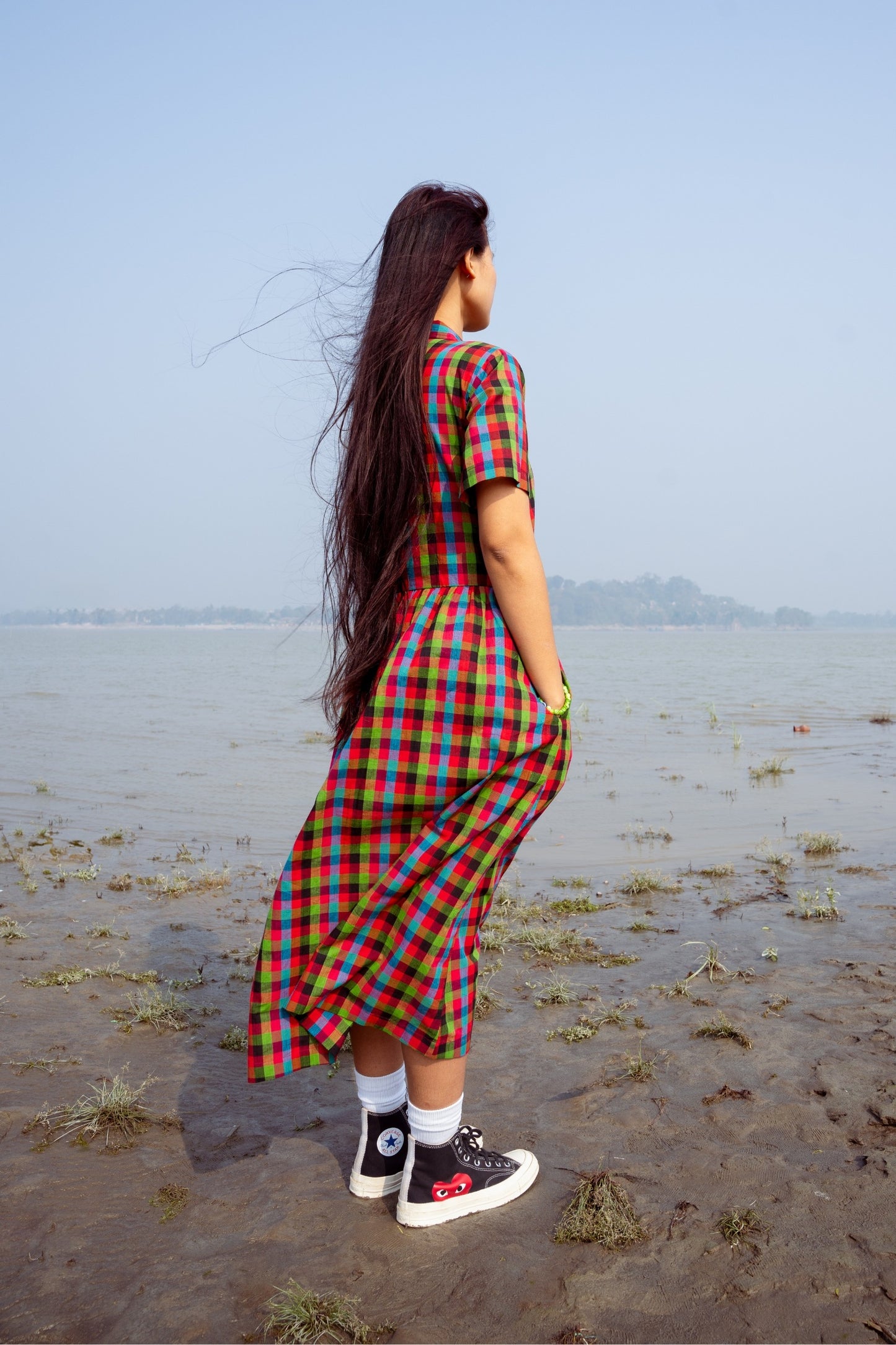 S/S Summer Dress 'Madras Magic 02'
