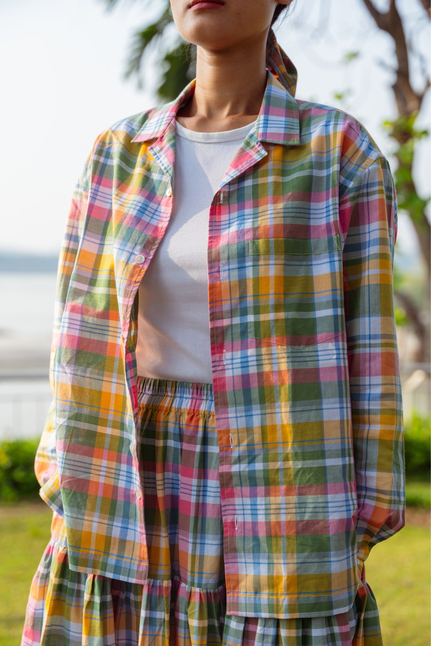 L/S Camp Shirt 'Madras Magic 01'