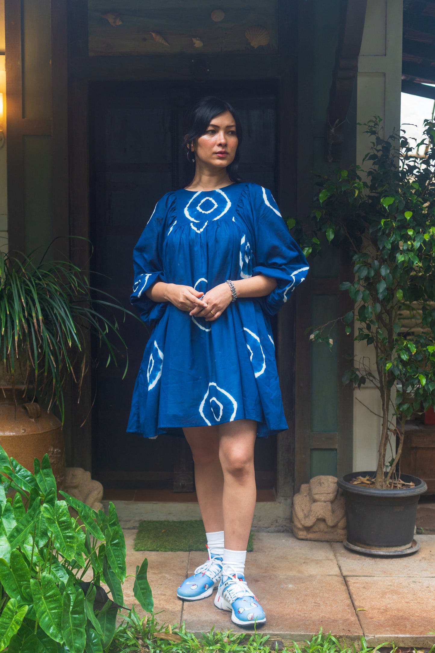 Dahlia Dress 'Royal Tiedye'