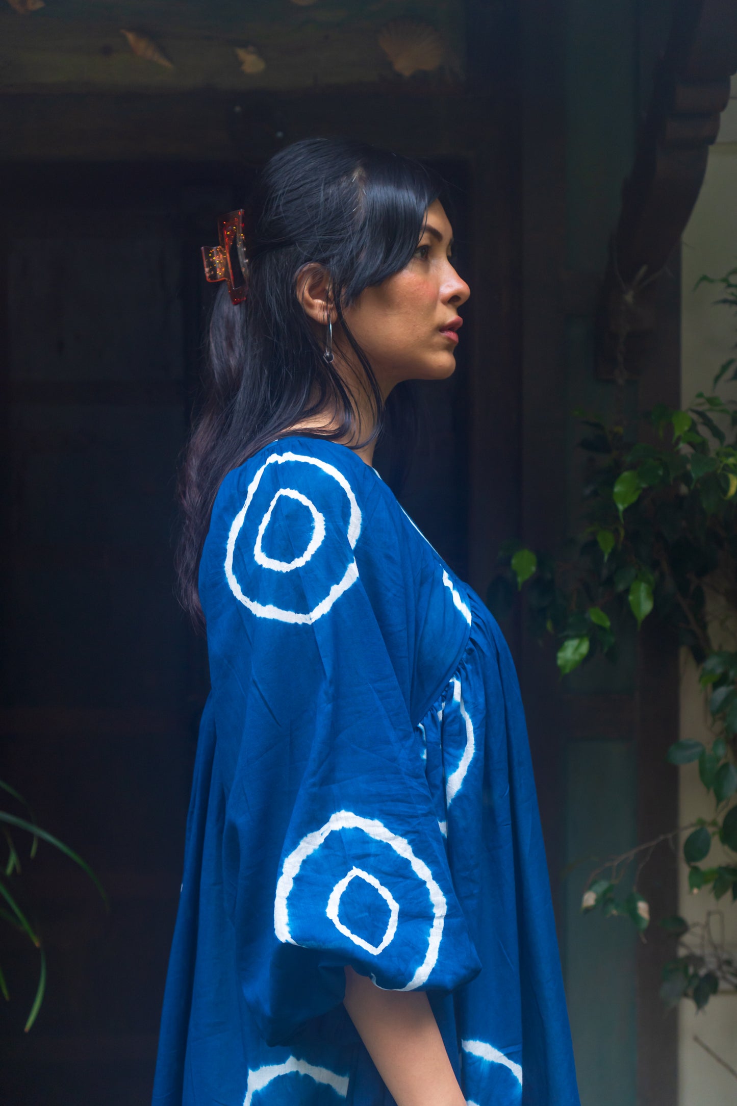 Dahlia Dress 'Royal Tiedye'