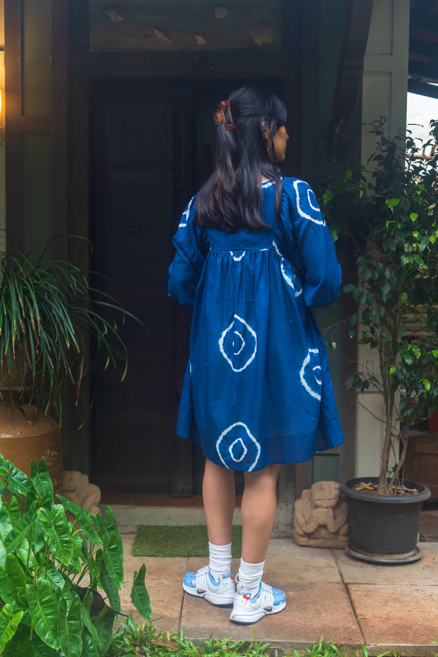 Dahlia Dress 'Royal Tiedye'