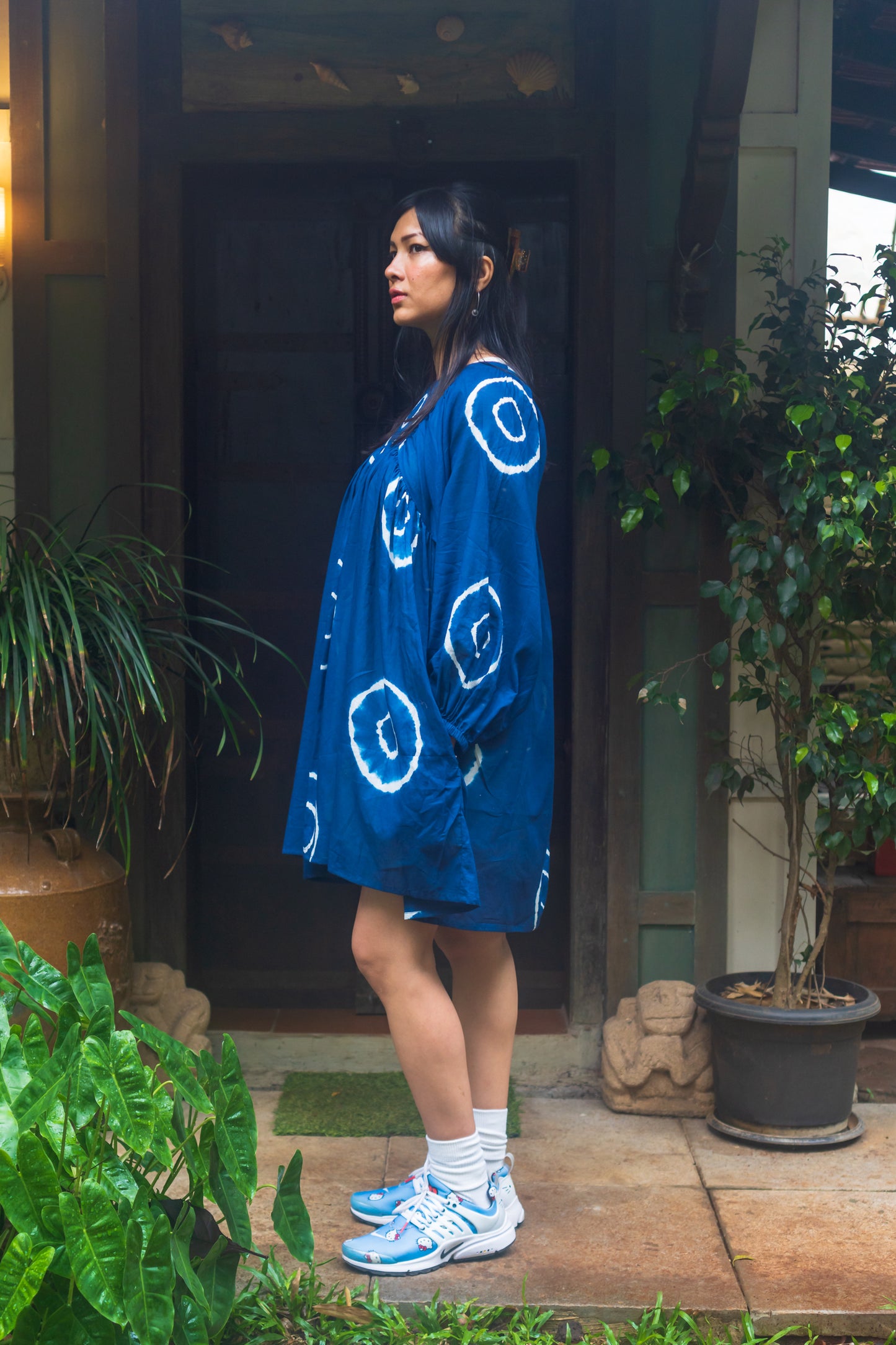 Dahlia Dress 'Royal Tiedye'