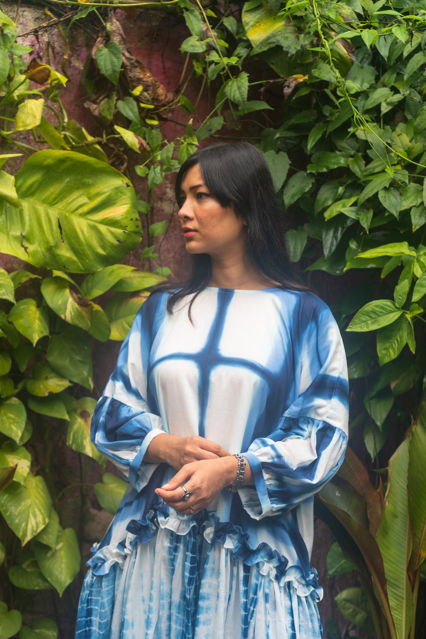 Orchid Dress 'Sapphire Tiedye'
