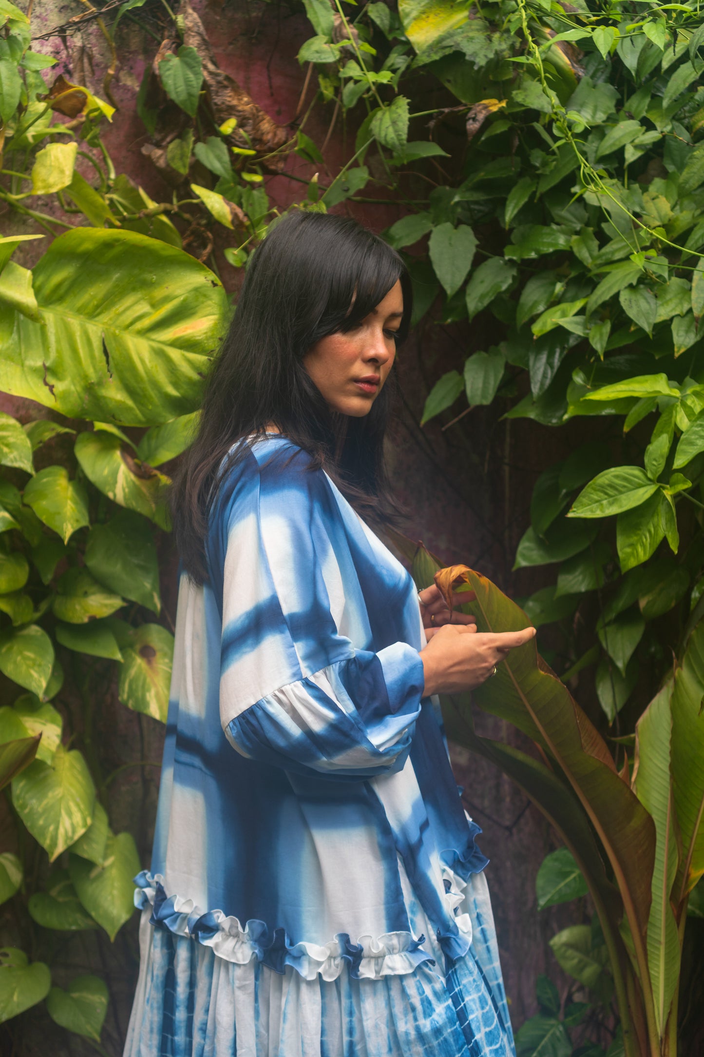 Orchid Dress 'Sapphire Tiedye'