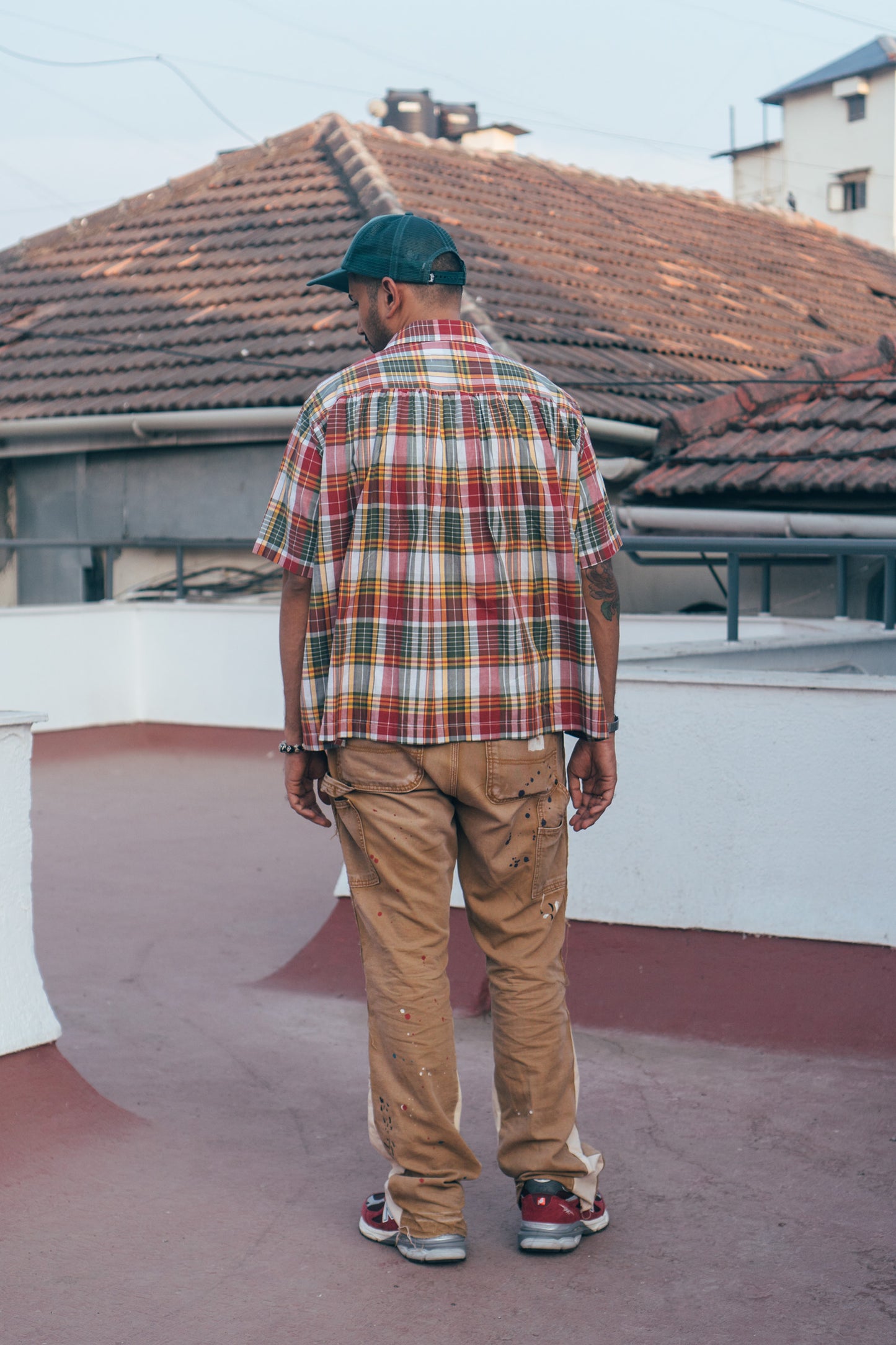 S/S Gather Shirt 'Madras Magic 05'