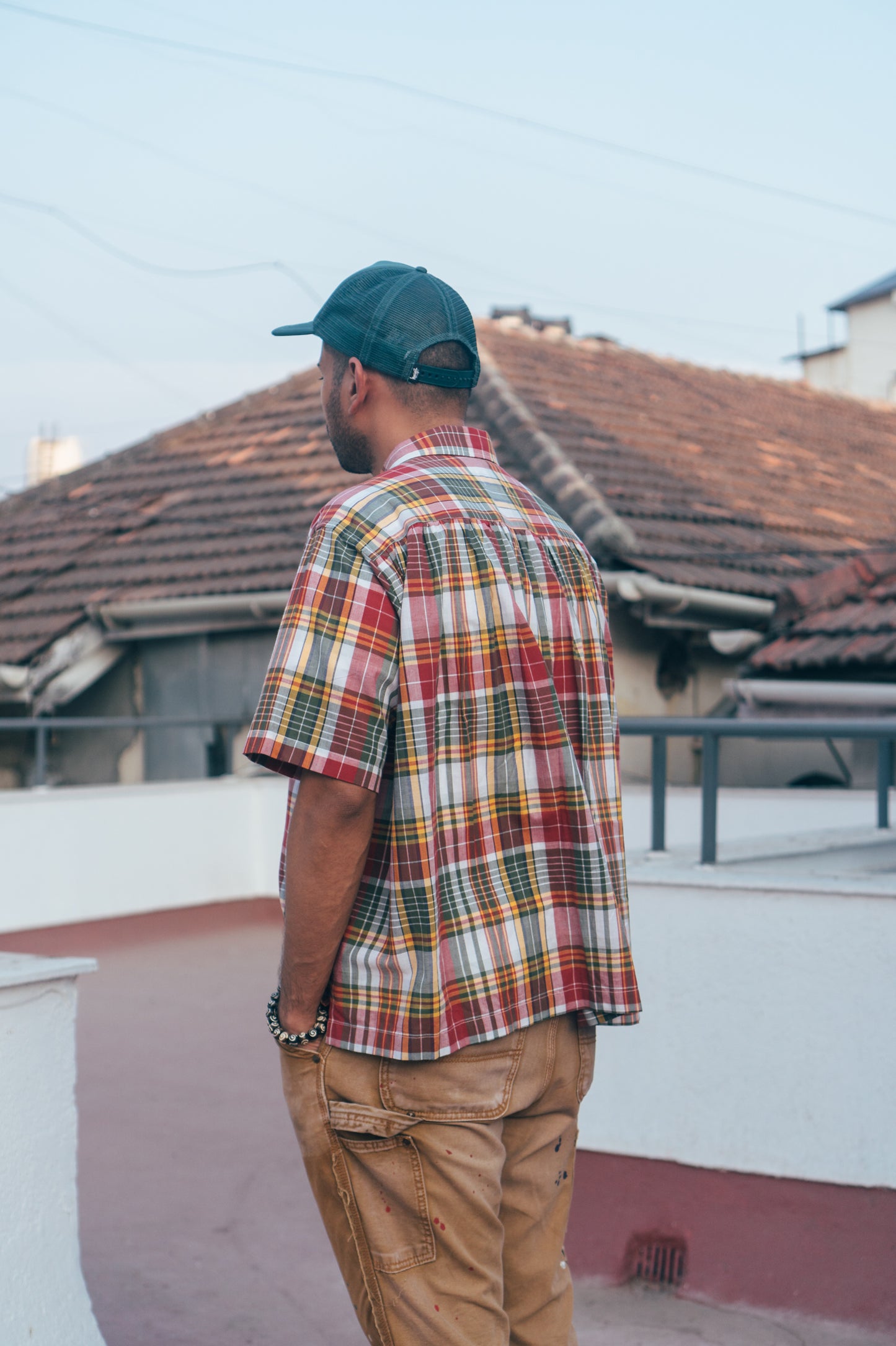 S/S Gather Shirt 'Madras Magic 05'