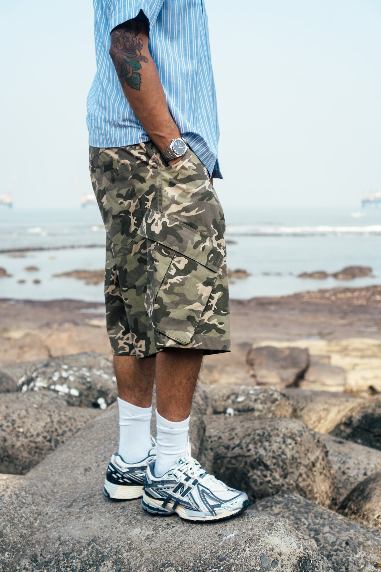 Balloon Cargo Shorts 'Woodland Camo'