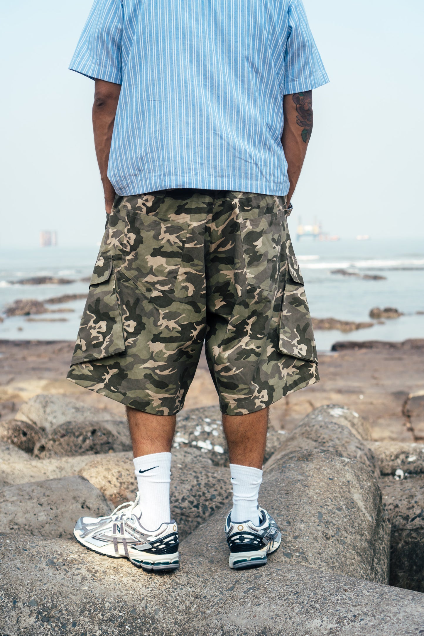 Balloon Cargo Shorts 'Woodland Camo'