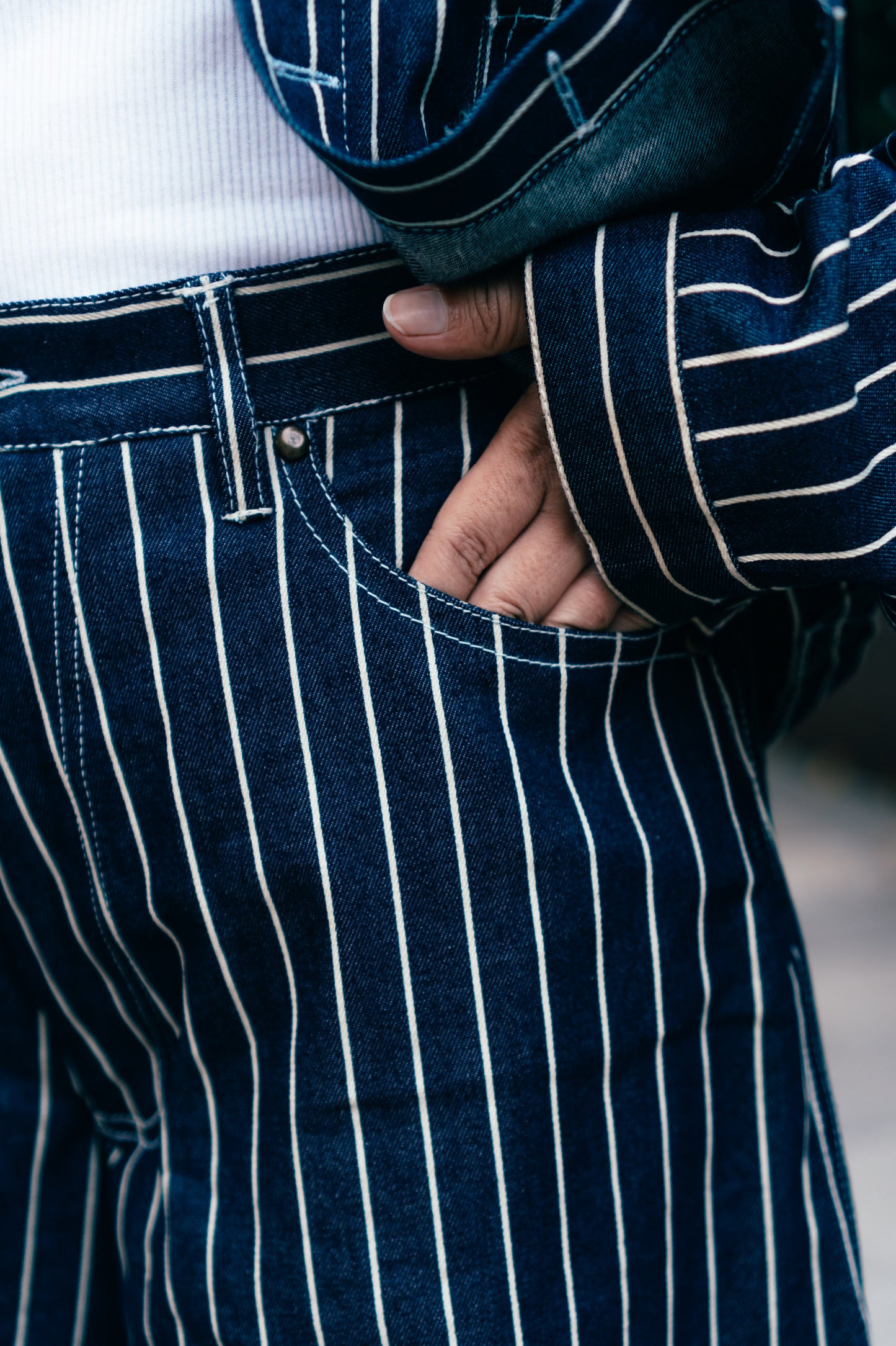 I'm A Star Horseshoe Jeans 'Railroad Stripe'