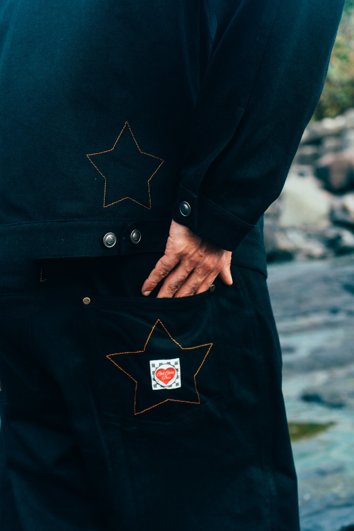 I'm A Star Horseshoe Jeans 'Jet Black'