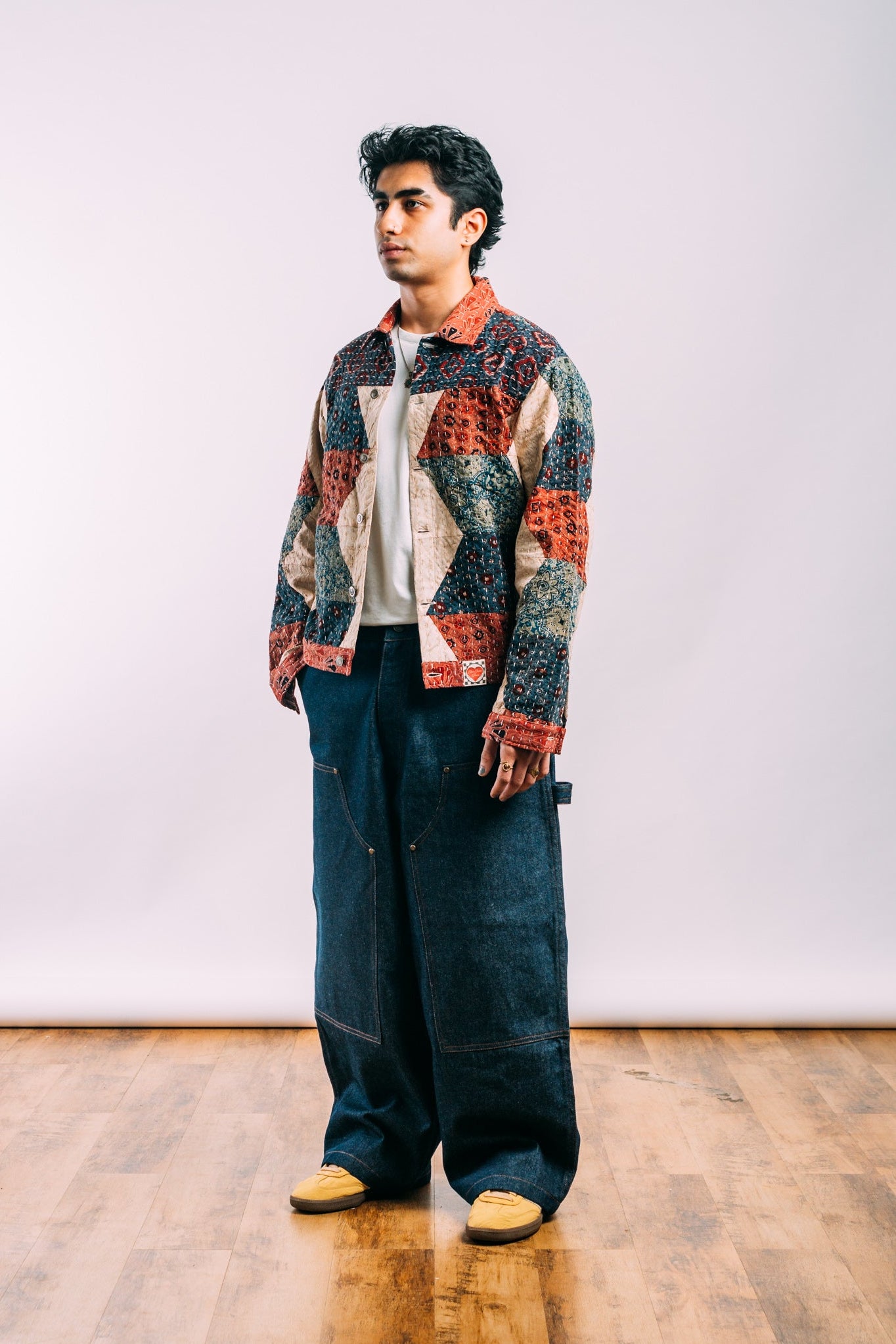 Work Jacket 'Upcycled Kantha'