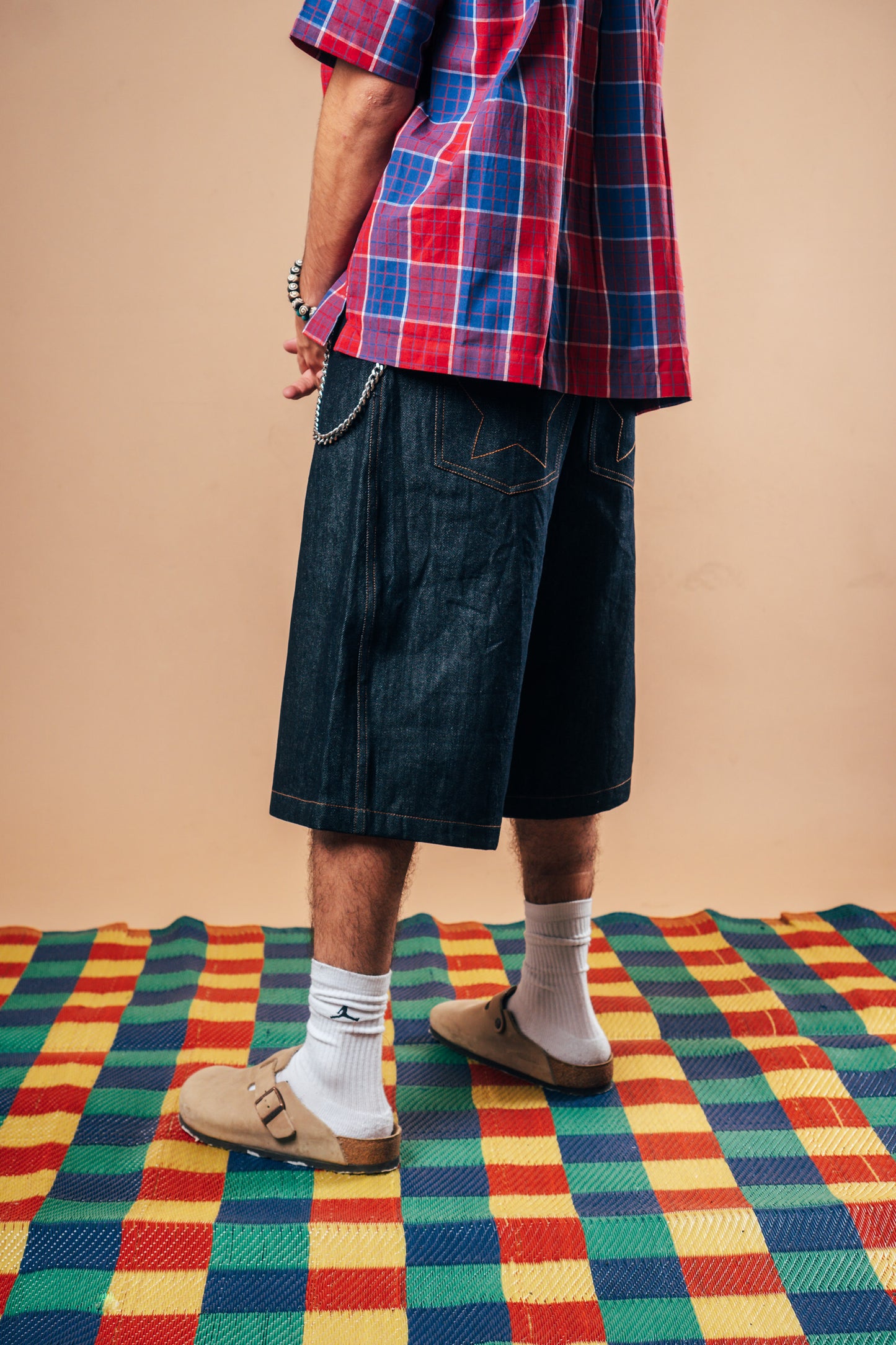 I'm A Star Jorts 'Raw Indigo'