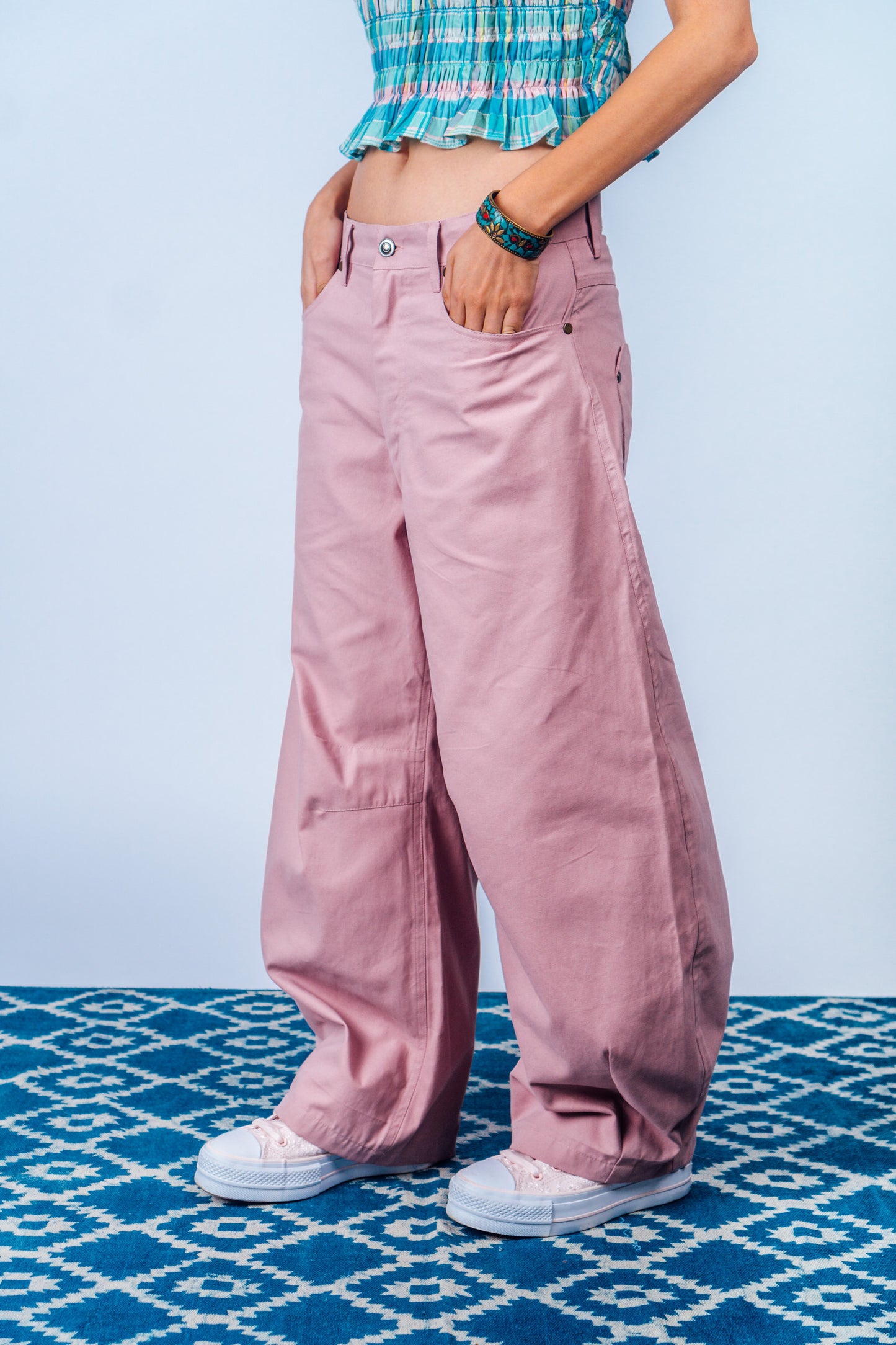 Horseshoe Pants 'Dust Pink Canvas'