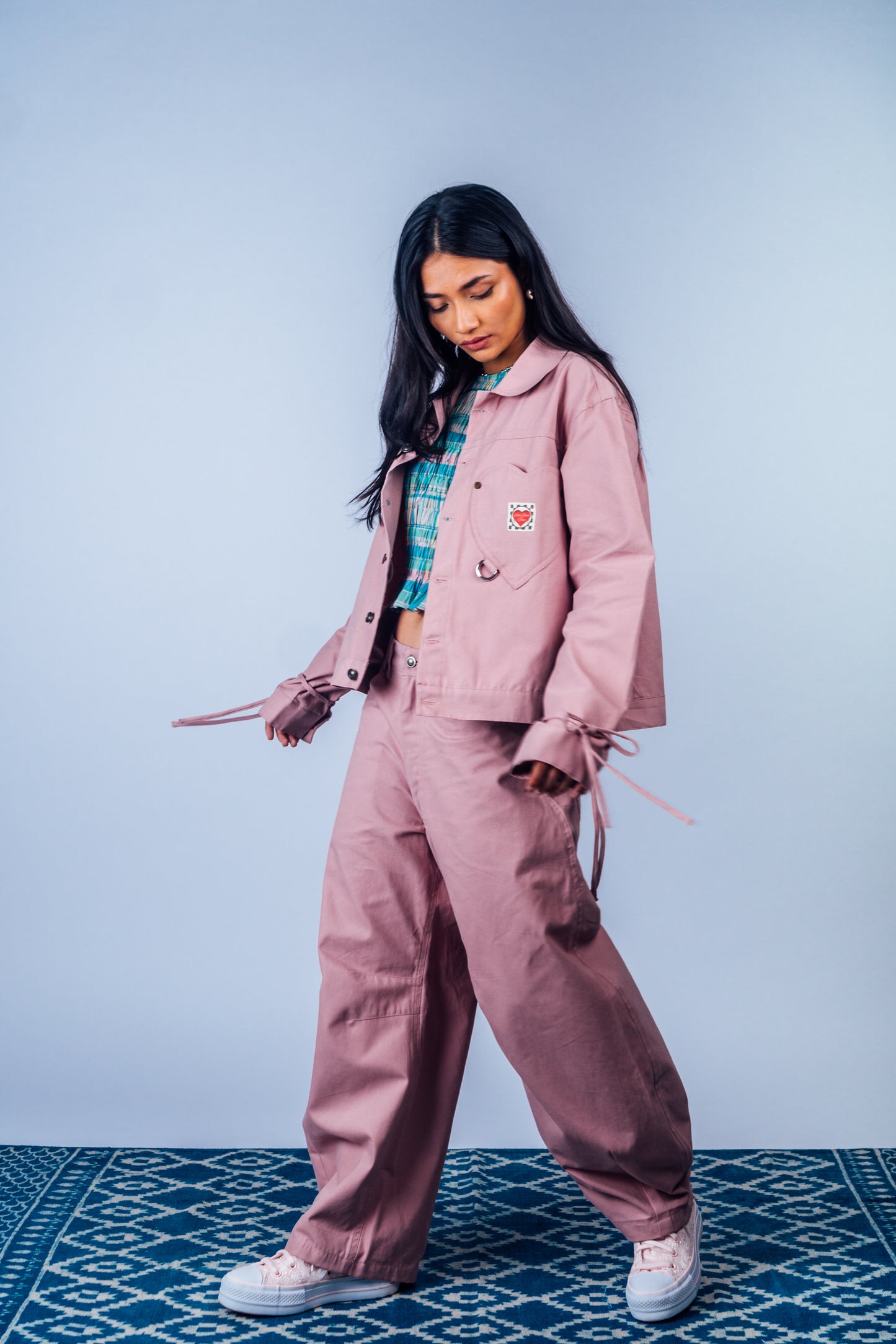 Horseshoe Pants 'Dust Pink Canvas'