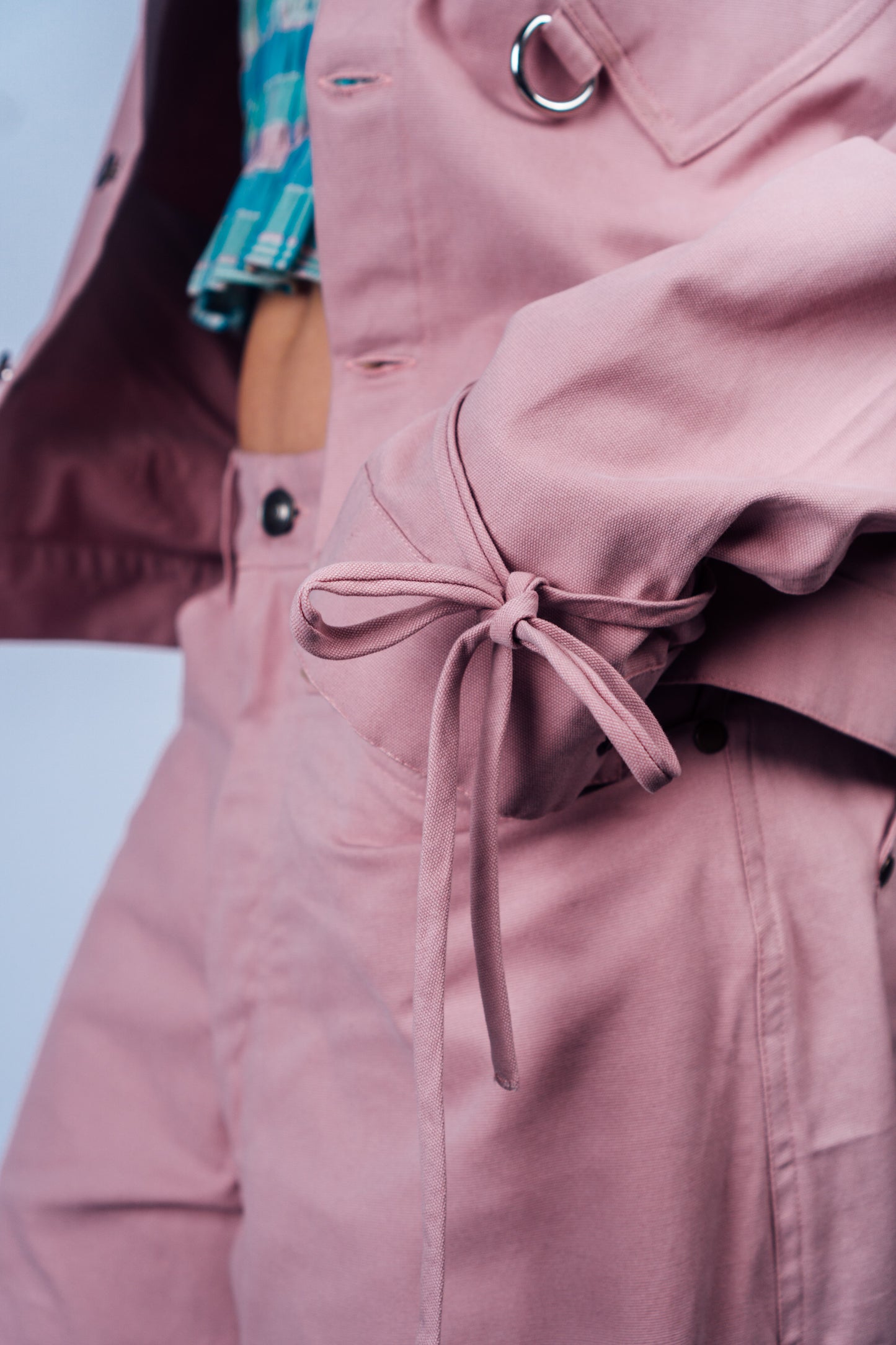Kokoro Work Jacket 'Dust Pink Canvas'