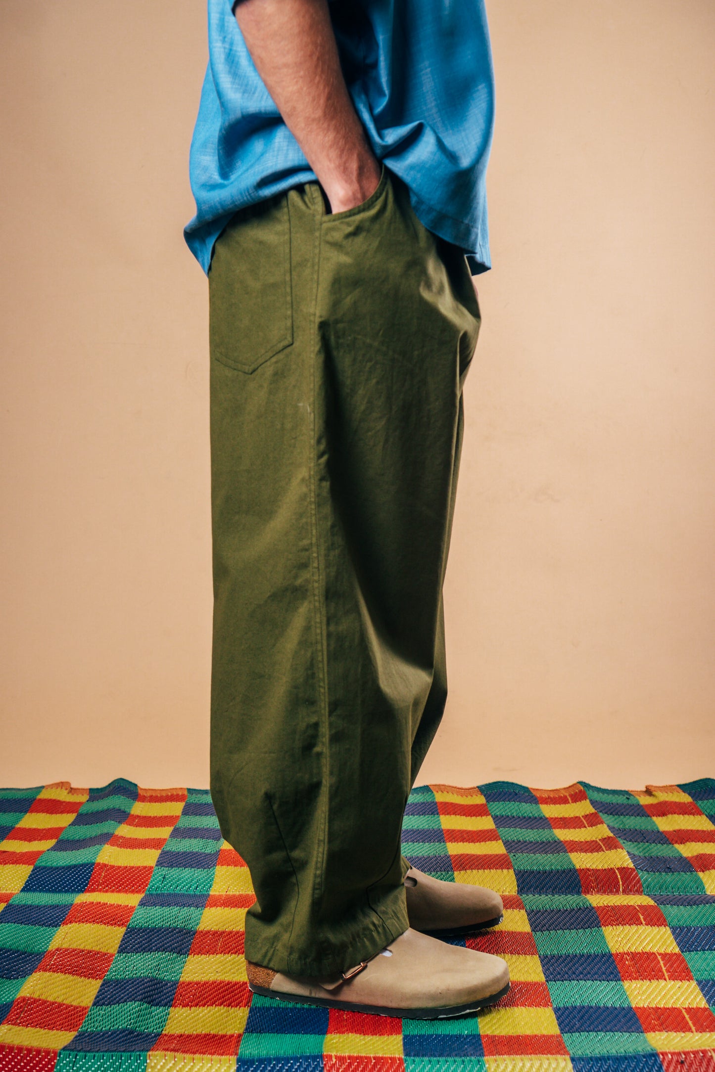 Balloon Pants 'Olive Canvas'