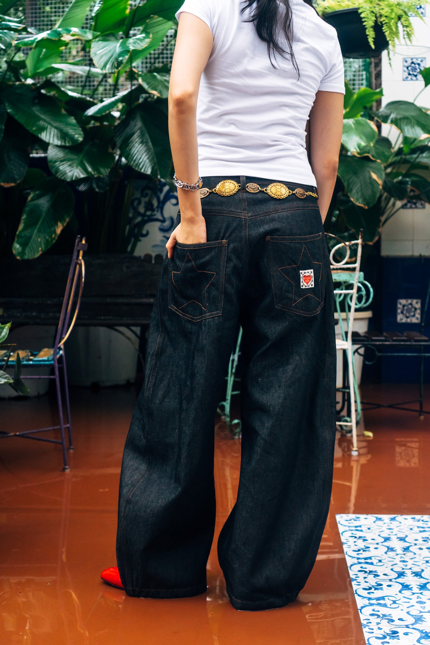 I'm A Star Horseshoe Jeans 'Raw Black'
