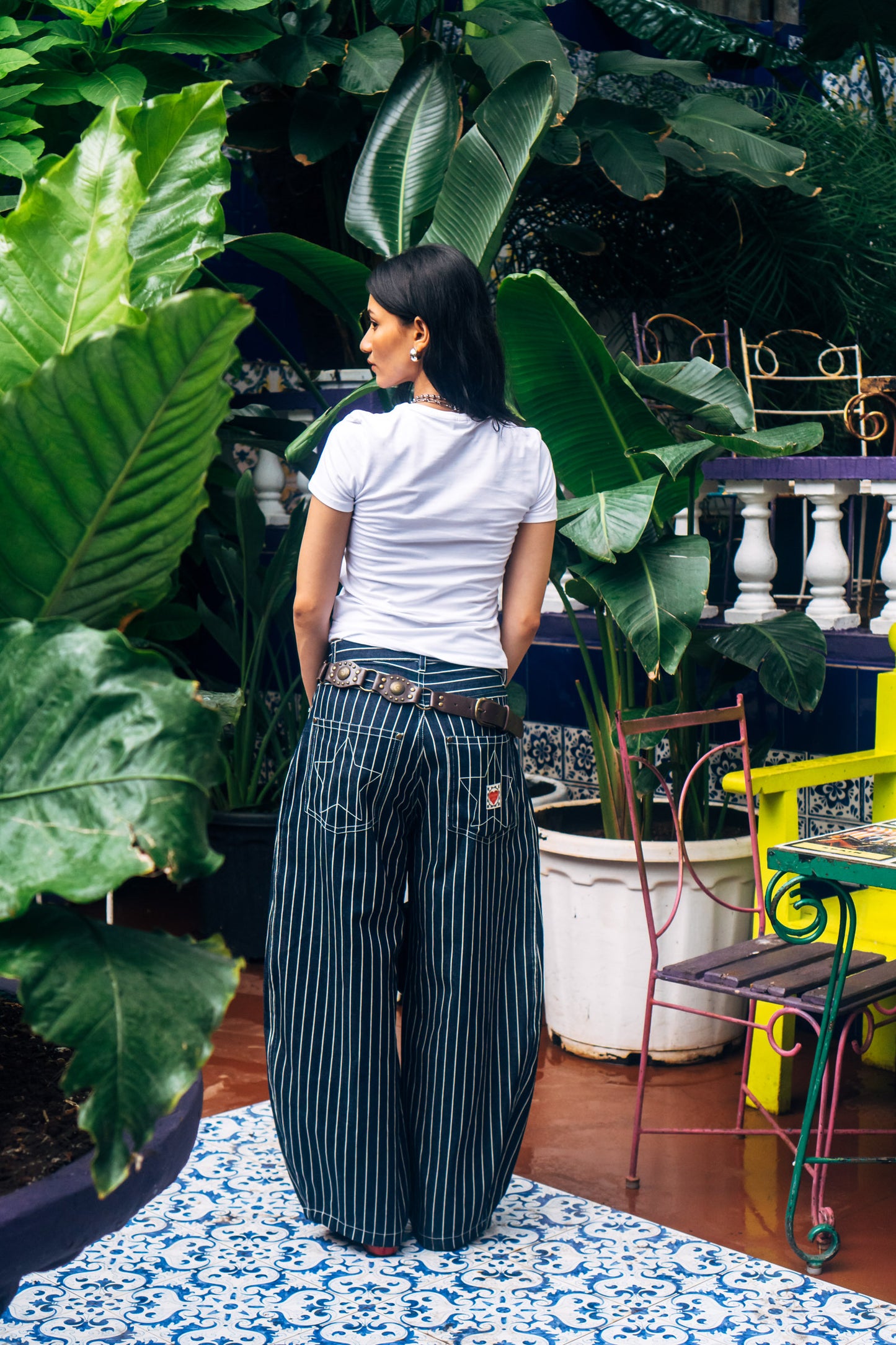 I'm A Star Horseshoe Jeans 'Railroad Stripe'
