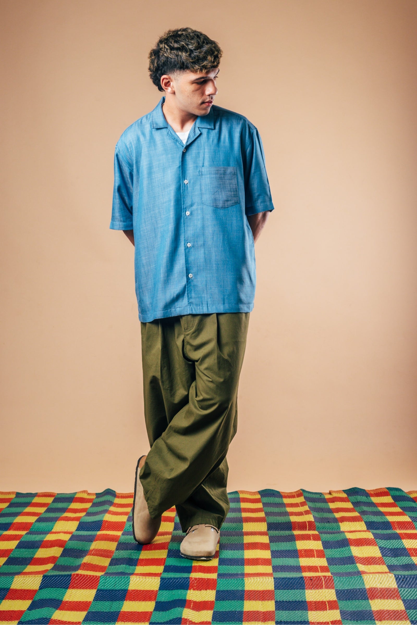 Balloon Pants 'Olive Canvas'