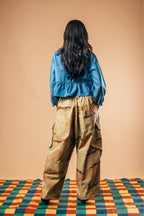 Balloon Cargo Pants 'Desert Camo Ripstop'