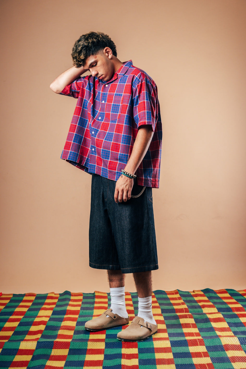 S/S Gather Shirt 'Spidey'