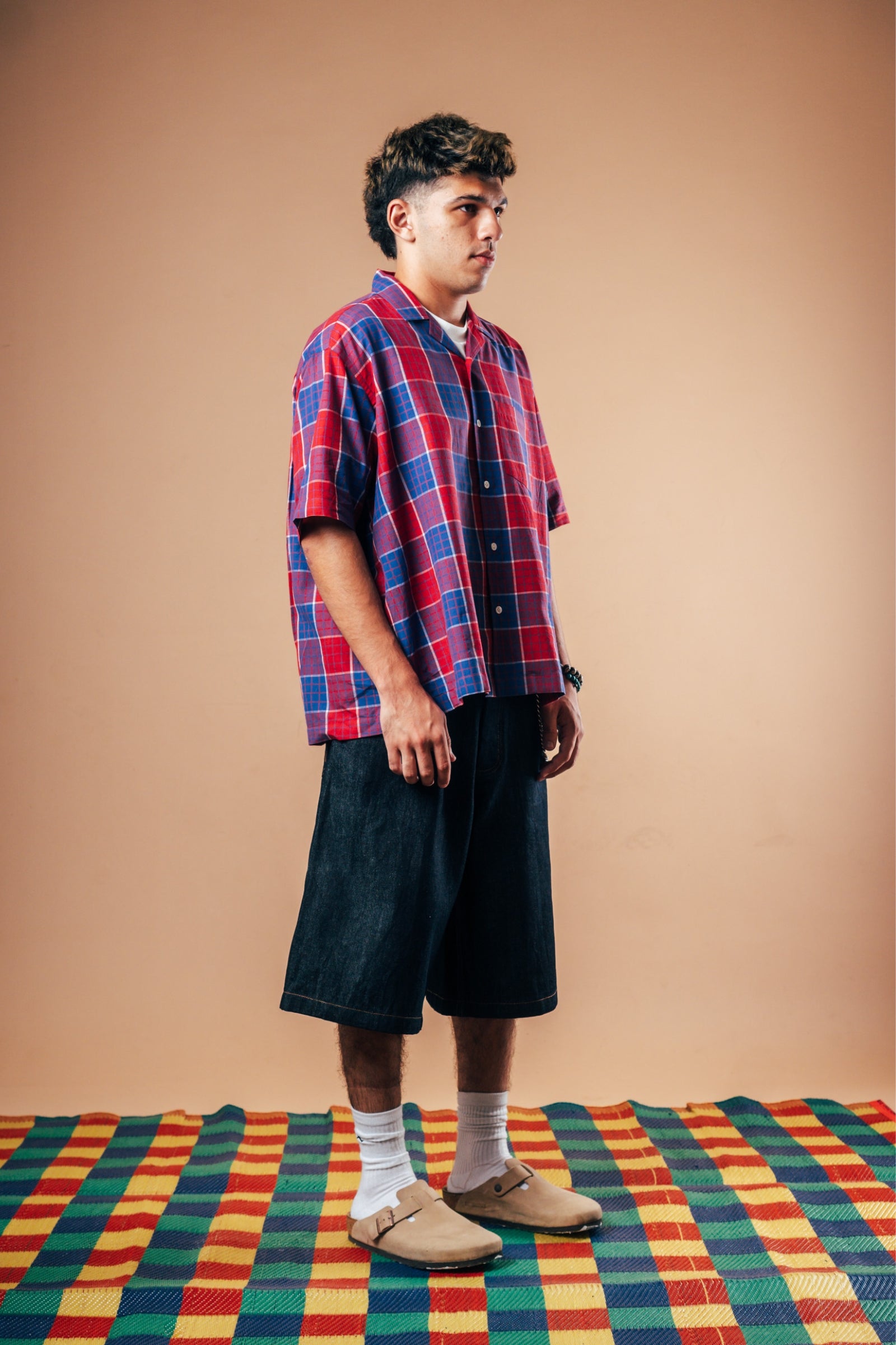 S/S Gather Shirt 'Spidey'