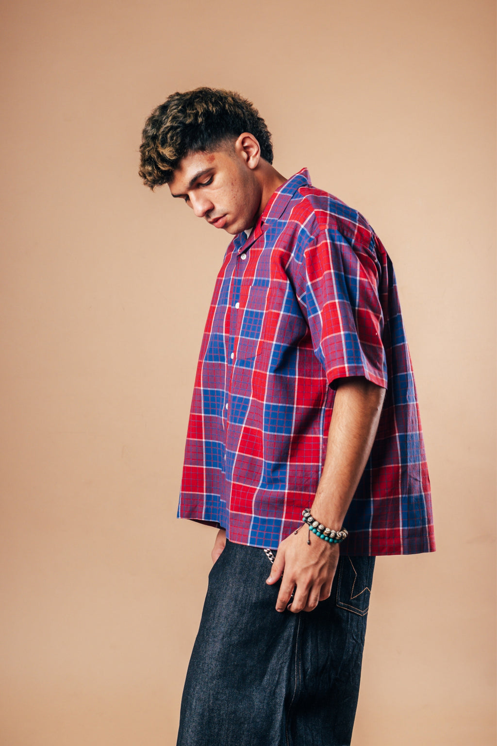 S/S Gather Shirt 'Spidey'