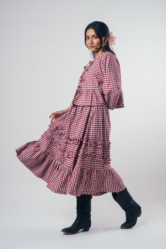 Ruffle Skirt 'Cherry Red'