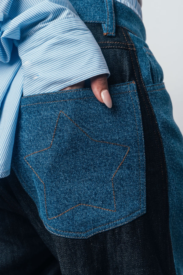 I'm A Star Horseshoe Jeans 'Indigo Wash Split'