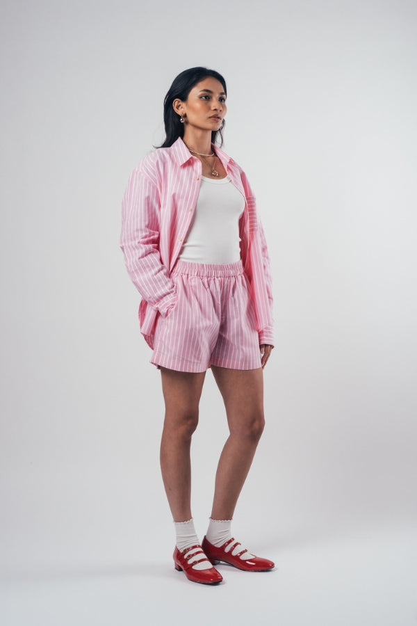 Sunday Morning Shirt 'Bubblegum Pink'