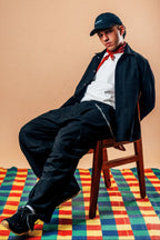 Balloon Cargo Pants 'Black Twill'