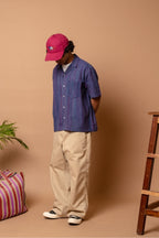 S/S Camp Shirt 'Coral Coast Khadi'