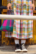 Tiered Skirt 'Madras Magic 01'