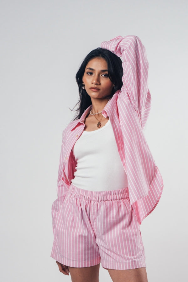 Sunday Morning Shirt 'Bubblegum Pink'