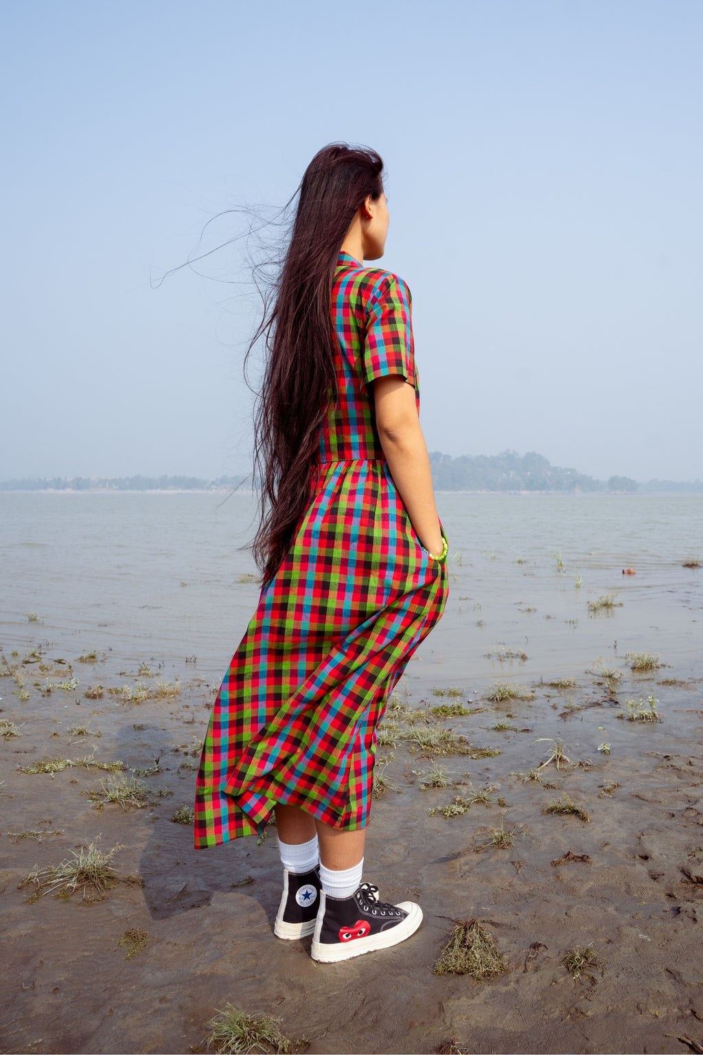 S/S Summer Dress 'Madras Magic 02'
