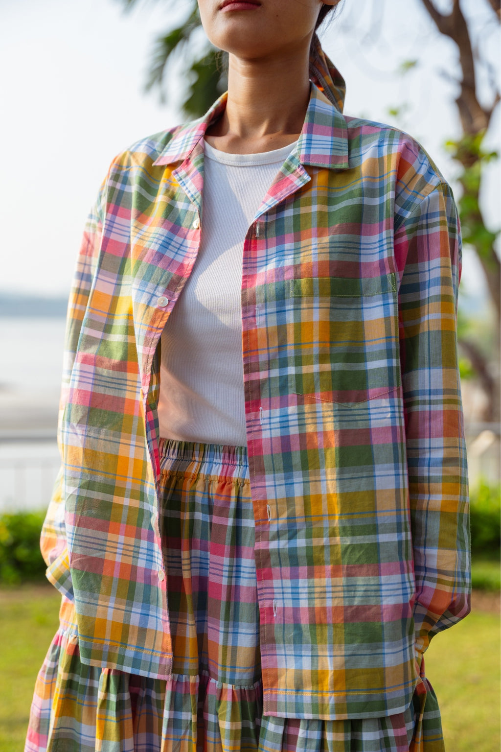 L/S Camp Shirt 'Madras Magic 01'
