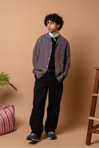 L/S Camp Shirt 'Carnival Splash Handloom'